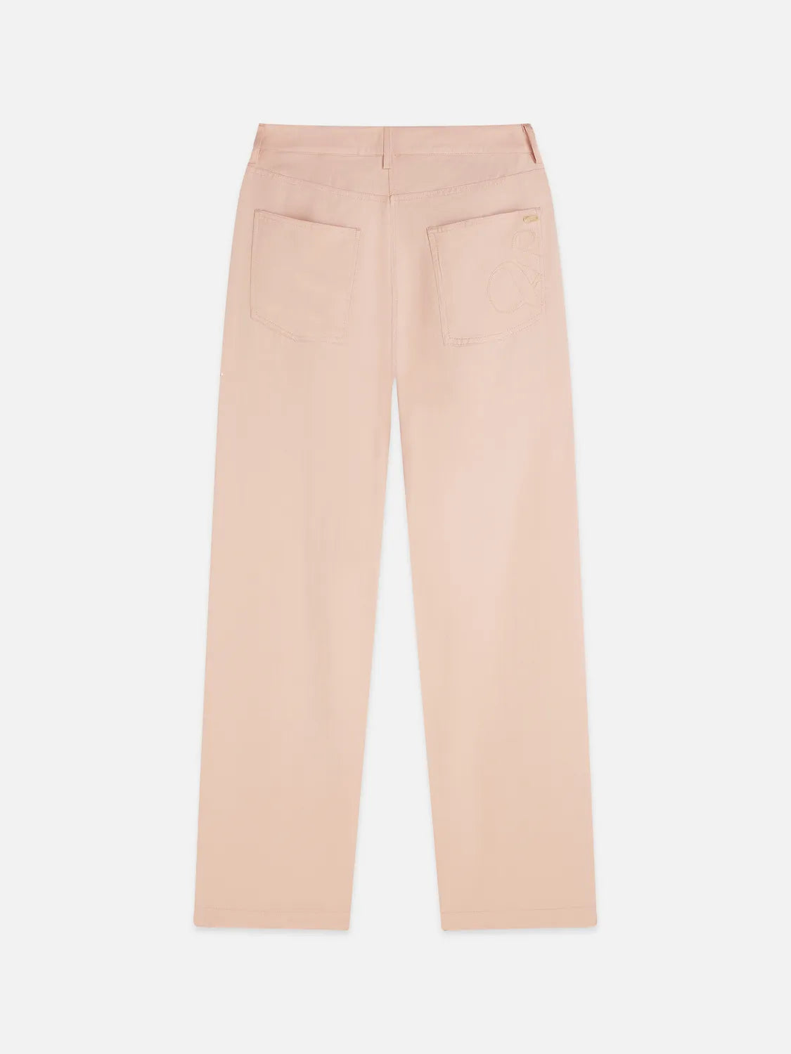 Lotus - Twill High Rise Barrel Leg Pants