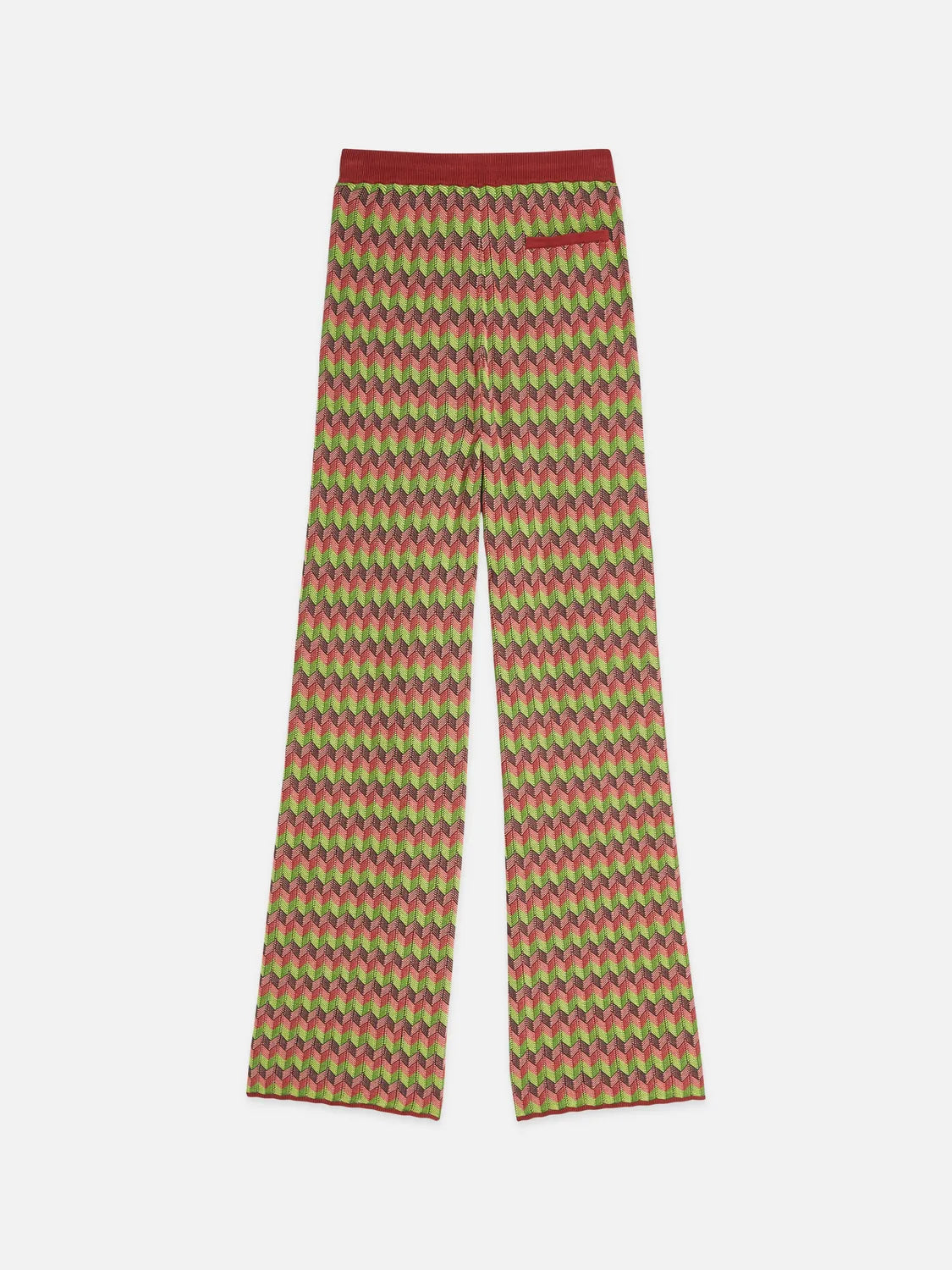 Chevron Knitted Trousers