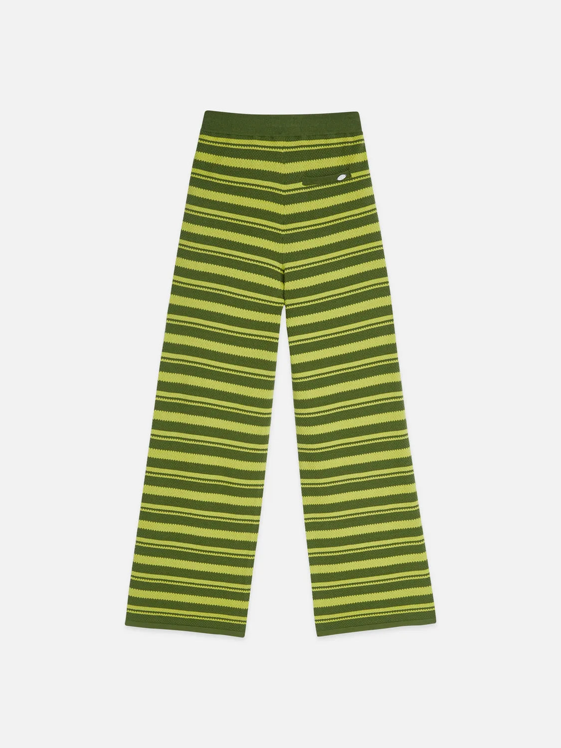 Textured Stripe Knitted Trousers