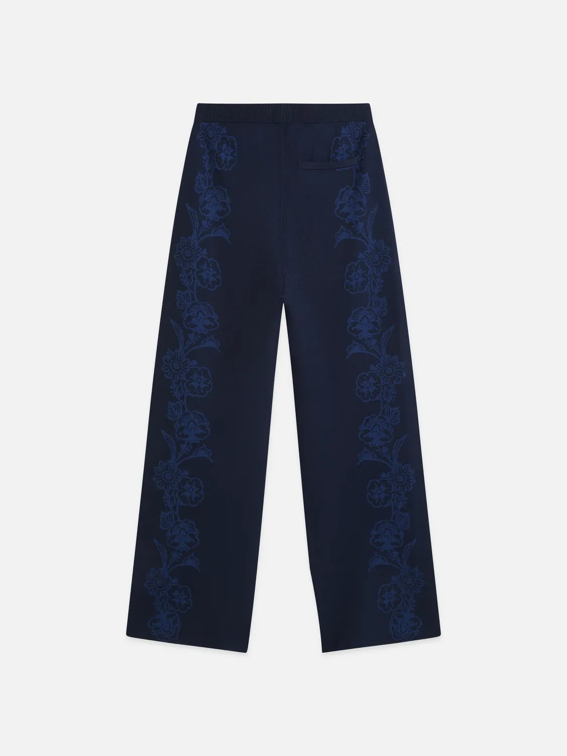 Jacquard Knitted Relaxed-Fit Trousers