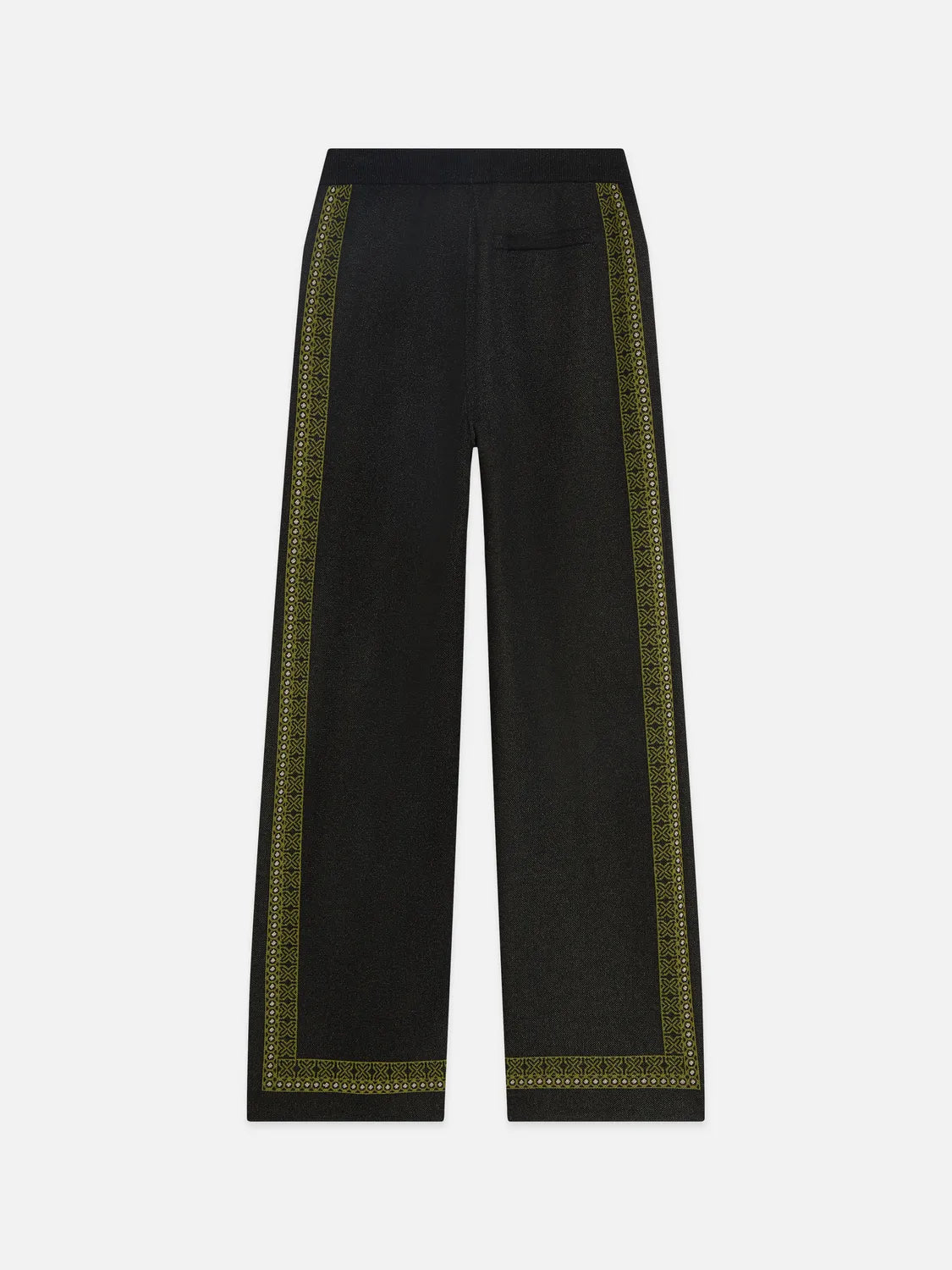 Jacquard Knitted Relaxed-Fit Trousers
