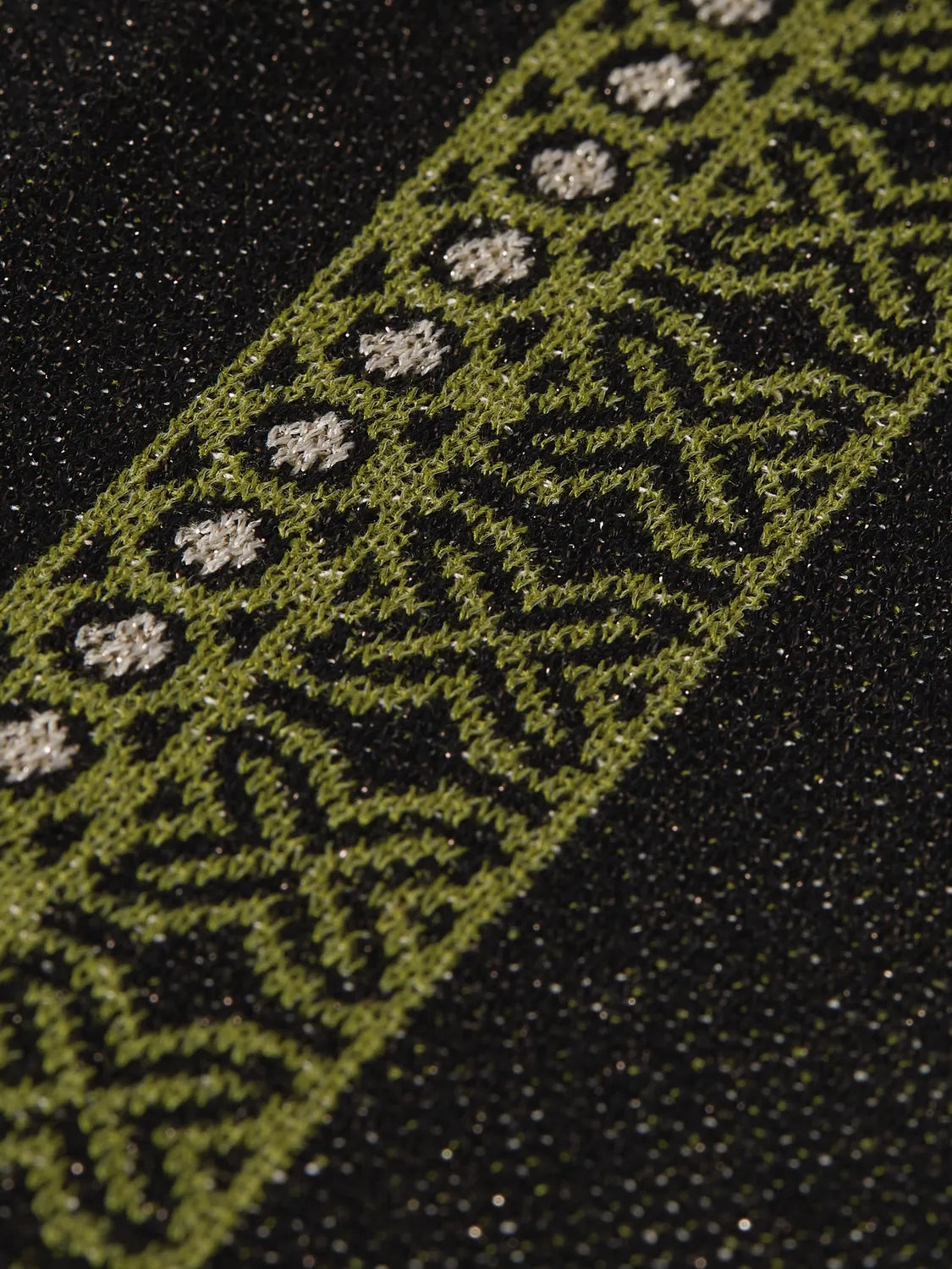 Jacquard Knitted Relaxed-Fit Trousers