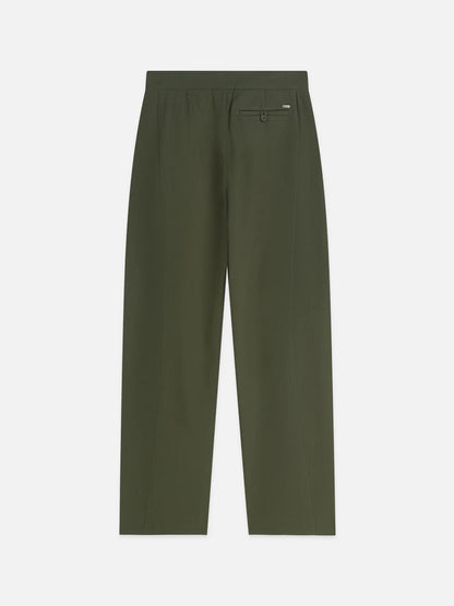 Quinn - Mid-Rise Wide-Leg Gabardine Pants