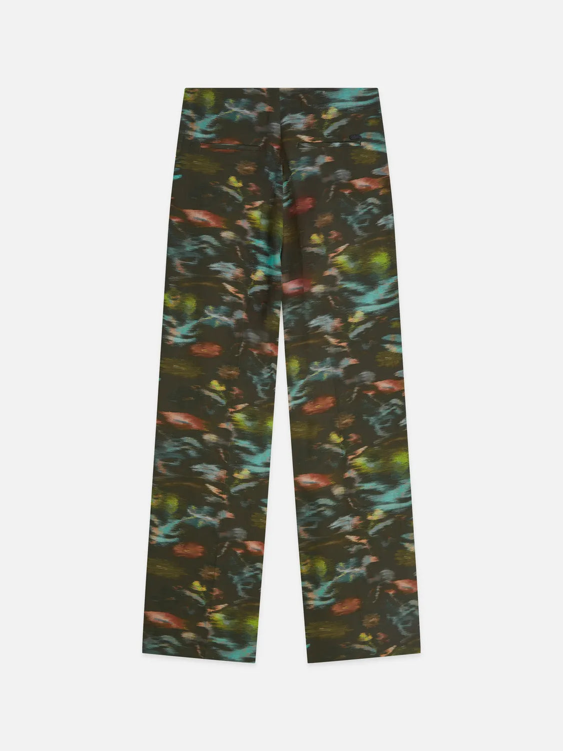 Lou - High-Rise Wide-Leg Printed Pants