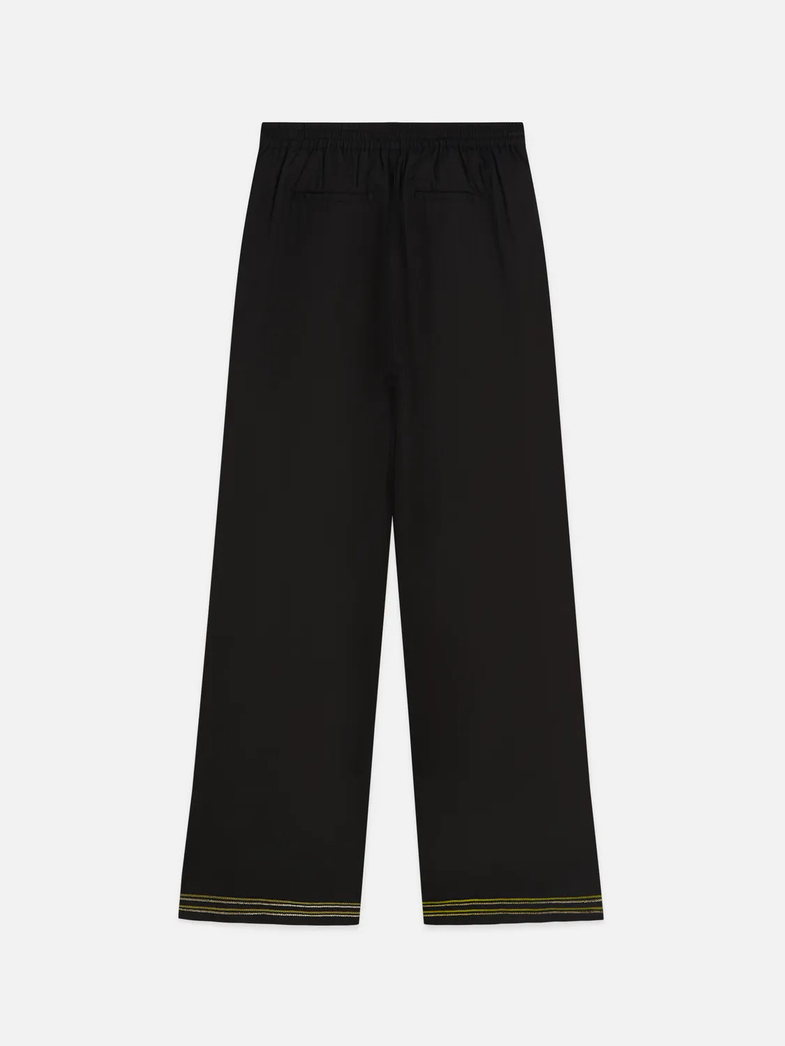 Eleni - High-Rise Wide-Leg Embellished Pants