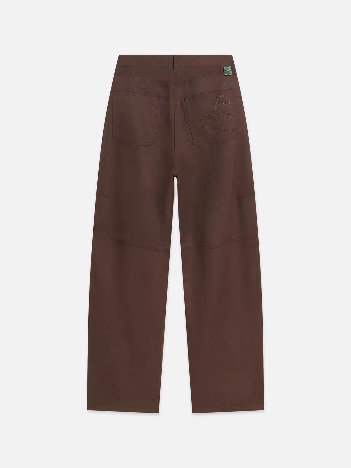 Lotus - High-Rise Barrel Leg Lyocell Pants