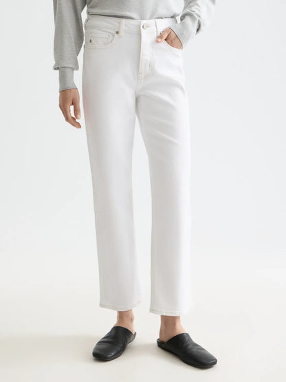 Essentials — The Sky Straight Jeans | Cool White