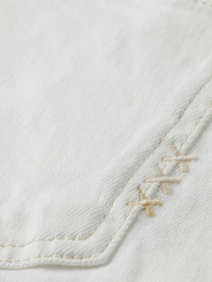 Essentials — The Sky Straight Jeans | Cool White