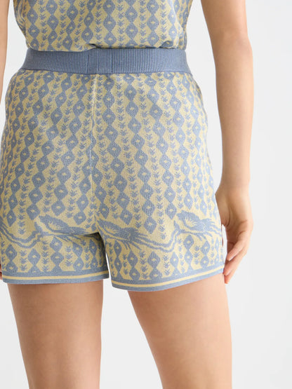 Jacquard Knitted Shorts