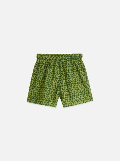 Printed Cotton Shorts