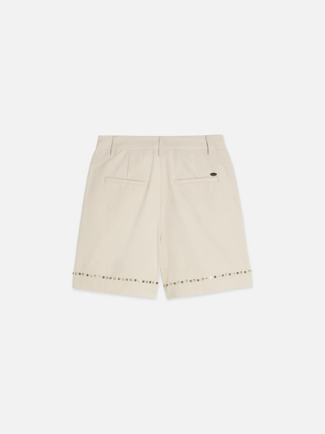 Embellished High Rise Shorts