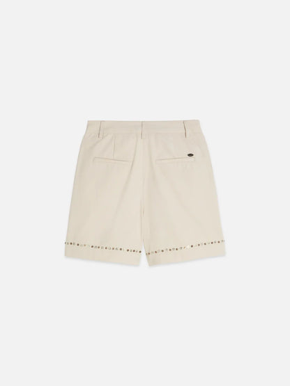 Embellished High Rise Shorts