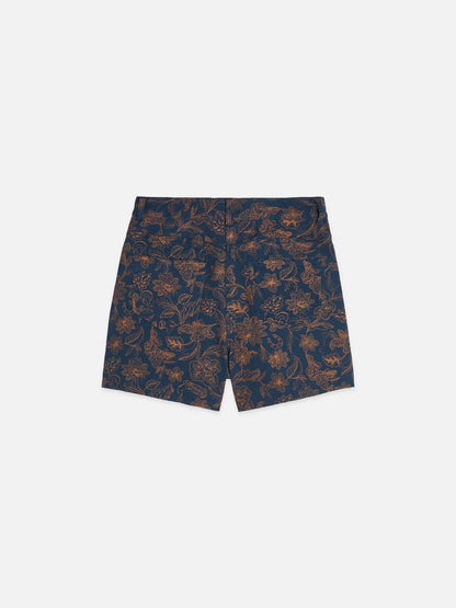 Embroidered High Rise Shorts