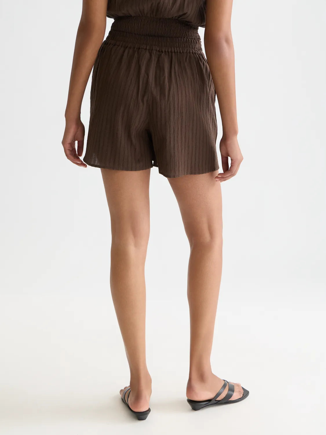 Embroidered Cotton Crepe Shorts