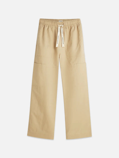 Noa - Linen High-Rise Wide-Leg Relaxed Pull On Pants