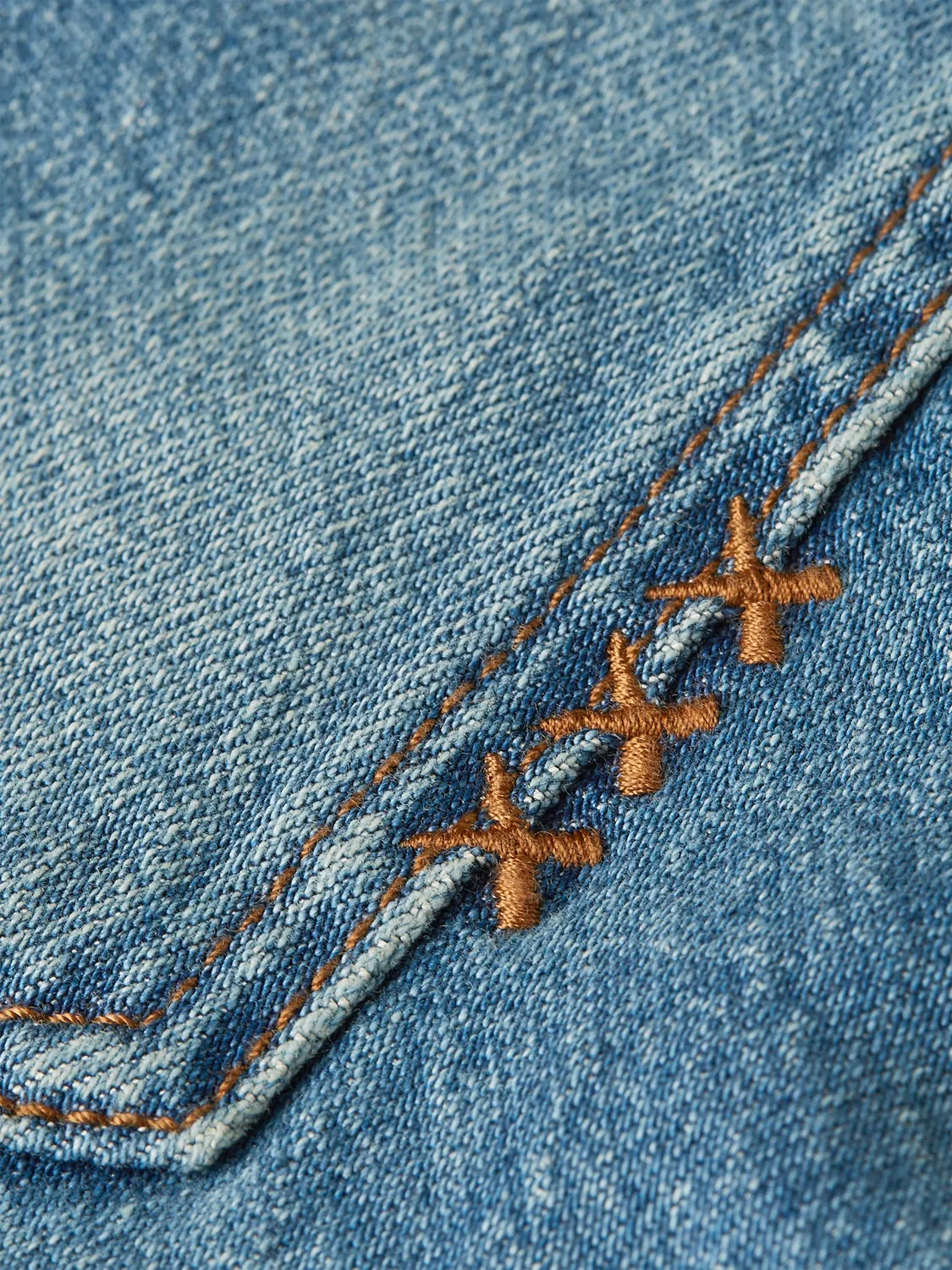 A Line Denim Short