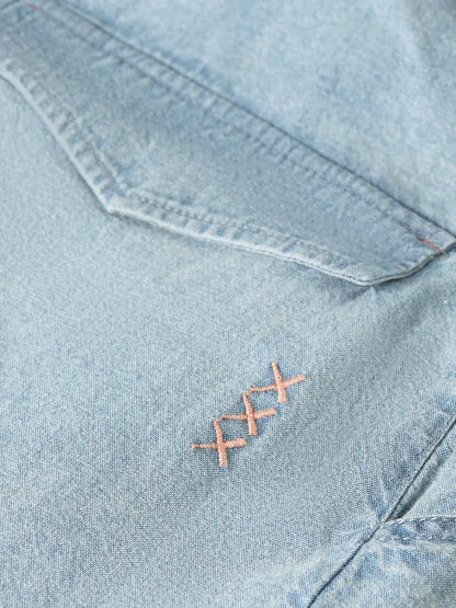 Lightweight Indigo Short